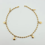 Tobillera GC Dijes 4.45gr / 27cm / 3.1mm Oro Amarillo 18K