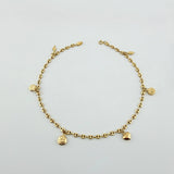 Tobillera GC Dijes 4.45gr / 27cm / 3.1mm Oro Amarillo 18K