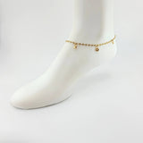 Tobillera GC Dijes 4.45gr / 27cm / 3.1mm Oro Amarillo 18K