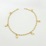 Tobillera GC Dijes 4.35gr / 26cm / 3.1mm Oro Amarillo 18K