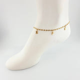 Tobillera GC Dijes 4.35gr / 26cm / 3.1mm Oro Amarillo 18K