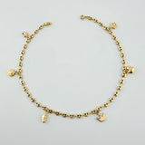 Tobillera GC Dijes 4.13gr / 25cm / 3.1mm Oro Amarillo 18K
