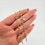 Tobillera GC Dijes 4.13gr / 25cm / 3.1mm Oro Amarillo 18K