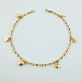 Tobillera GC Dijes 4.5gr / 26cm / 3.1mm Oro Amarillo 18K