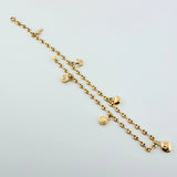 Tobillera GC Dijes 4.5gr / 26cm / 3.1mm Oro Amarillo 18K