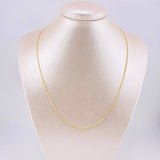 Cadena Franco 4.3gr / 50cm / 1mm Oro Amarillo +3 18K ©