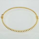 Pulso Aro Bolas 5.2gr / 18cm / 3mm Oro Amarillo +4 18K ©