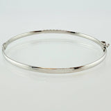 Pulso Aro Liso 3.25gr / 18cm / 3.1mm Oro Blanco +4 18K ©