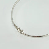 Pulso Aro Liso 3.25gr / 18cm / 3.1mm Oro Blanco +4 18K ©