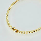 Pulso Aro Bolas 4.8gr / 18cm / 3mm Oro Amarillo +4 18K ©