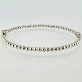 Pulso Aro Bolas 5.2gr / 18cm / 3mm Oro Blanco +4 18K ©