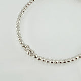 Pulso Aro Bolas 5.2gr / 18cm / 3mm Oro Blanco +4 18K ©