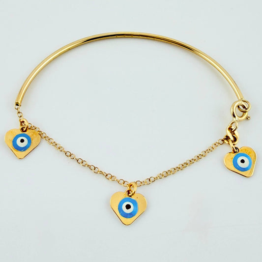 Pulso Charms 2.25gr / 12cm / 1.4mm Oro Amarillo +4 18K ©