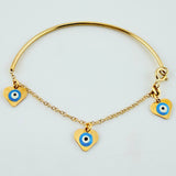 Pulso Charms 2.25gr / 12cm / 1.4mm Oro Amarillo +4 18K ©