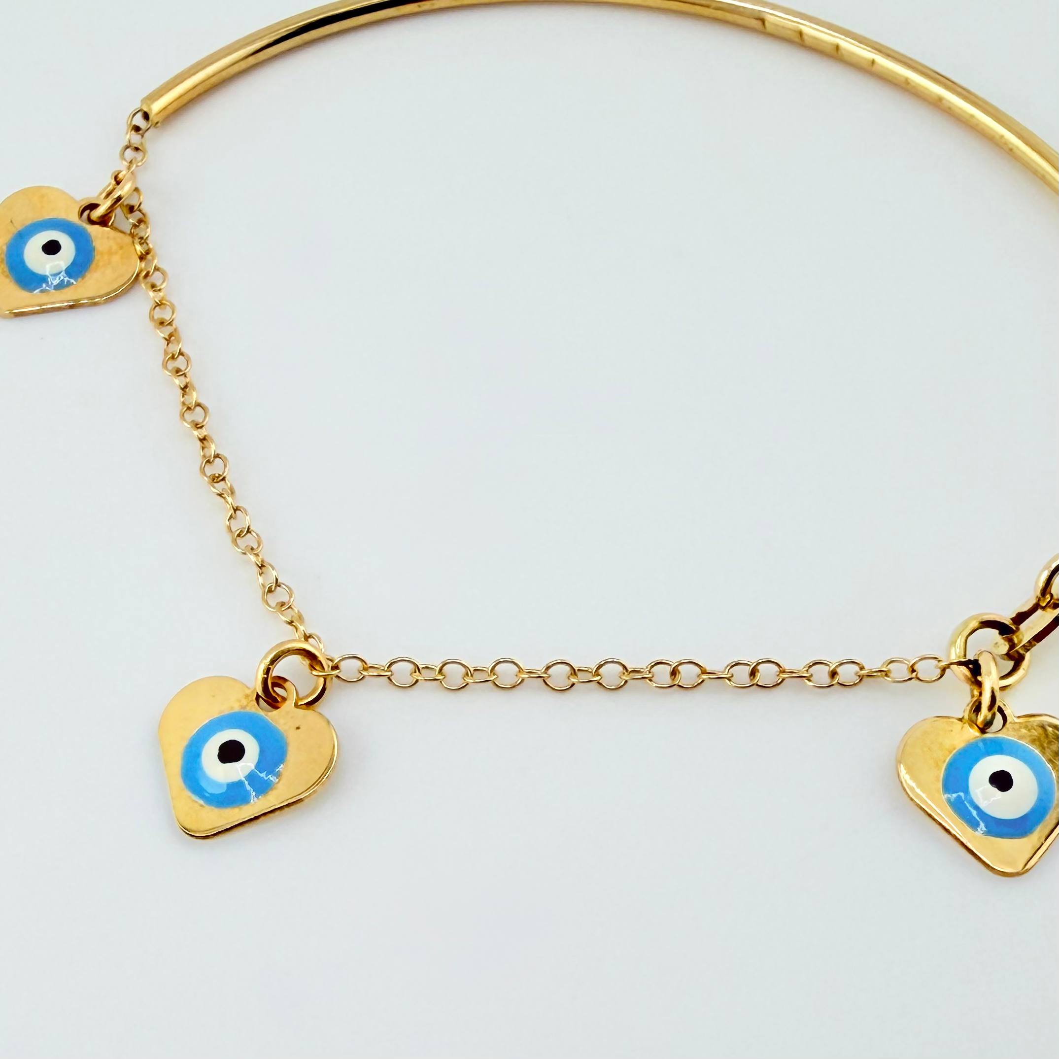 Pulso Charms 2.25gr / 12cm / 1.4mm Oro Amarillo +4 18K ©