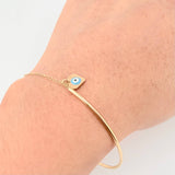 Pulso Charms 2.25gr / 12cm / 1.4mm Oro Amarillo +4 18K ©