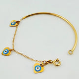 Pulso Charms 2.25gr / 12cm / 1.4mm Oro Amarillo +4 18K ©