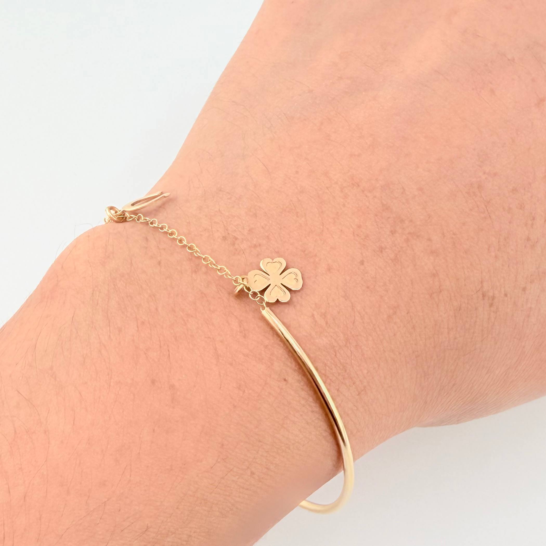 Pulso Charms 1.95gr / 12cm / 1.4mm Oro Amarillo +4 18K ©