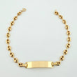Pulso GC Placa Rectangular 2.65gr / 18cm / 4mm Oro Amarillo 18K *