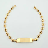 Pulso GC Placa Rectangular 2.65gr / 18cm / 4mm Oro Amarillo 18K *