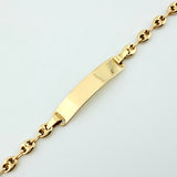 Pulso GC Placa Rectangular 2.65gr / 18cm / 4mm Oro Amarillo 18K *