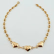 Pulso GC Trio Corazones 2.5gr / 18.5cm / 3.1mm Oro Amarillo 18K ©