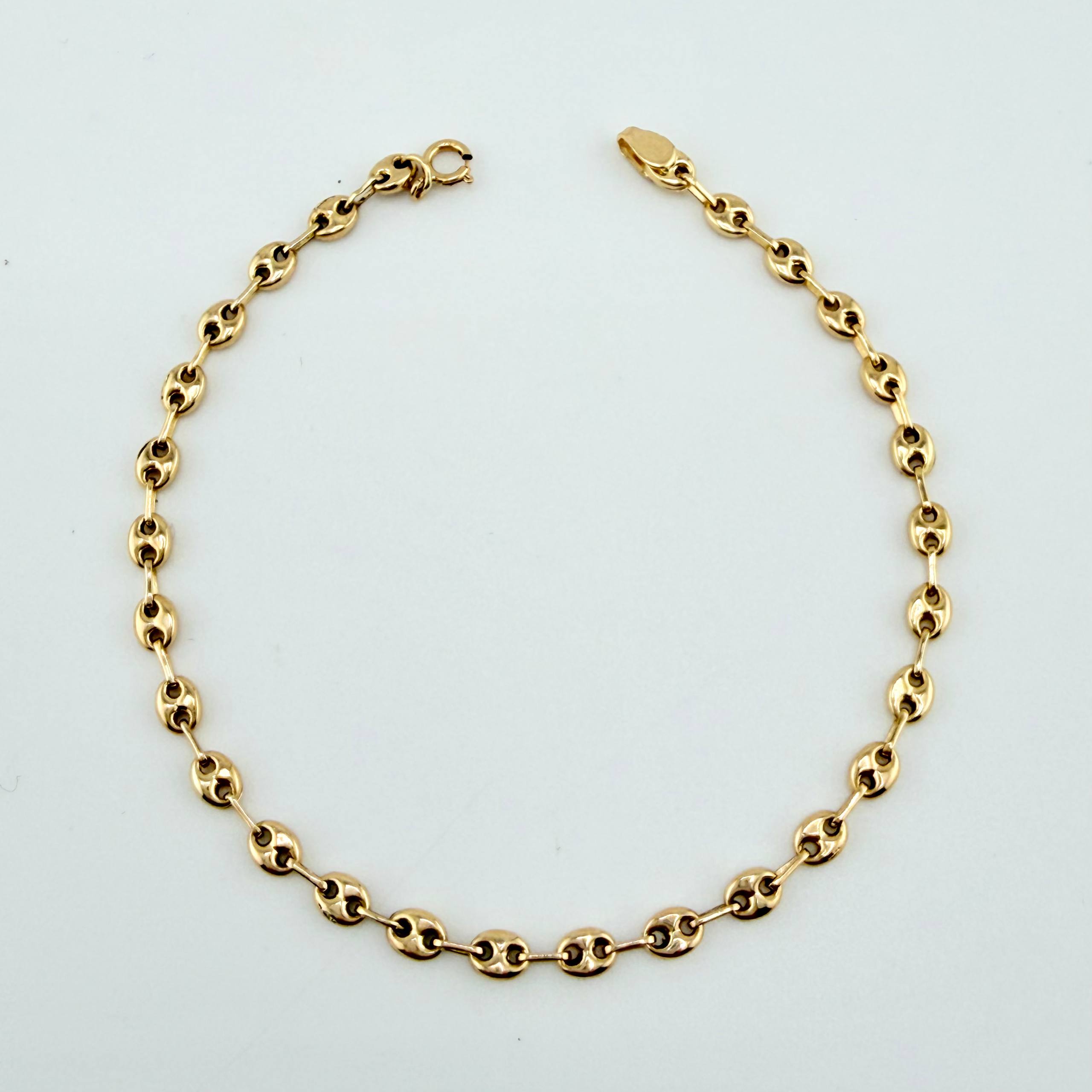 Pulso GC 2.15gr / 18cm / 4mm Oro Amarillo 18K ©