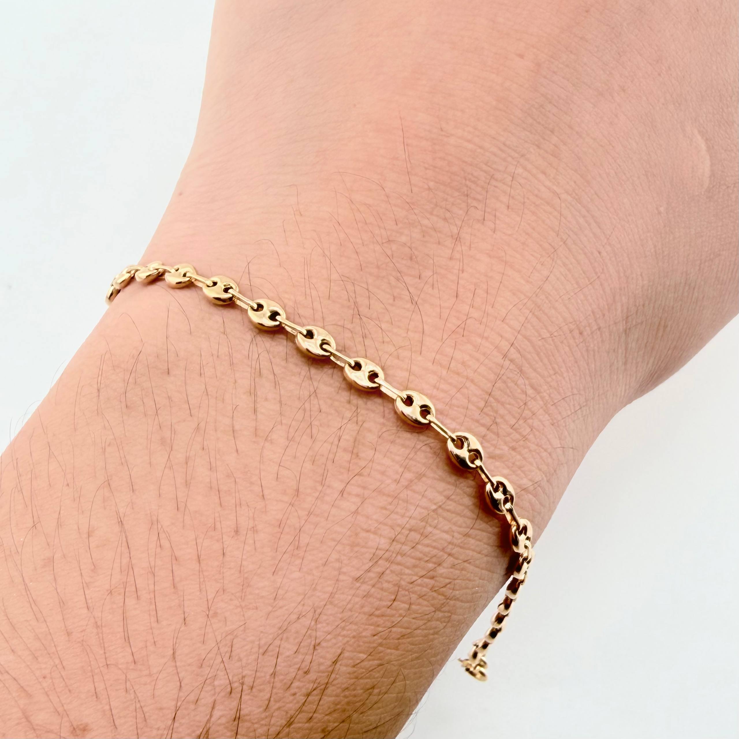Pulso GC 2.15gr / 18cm / 4mm Oro Amarillo 18K ©