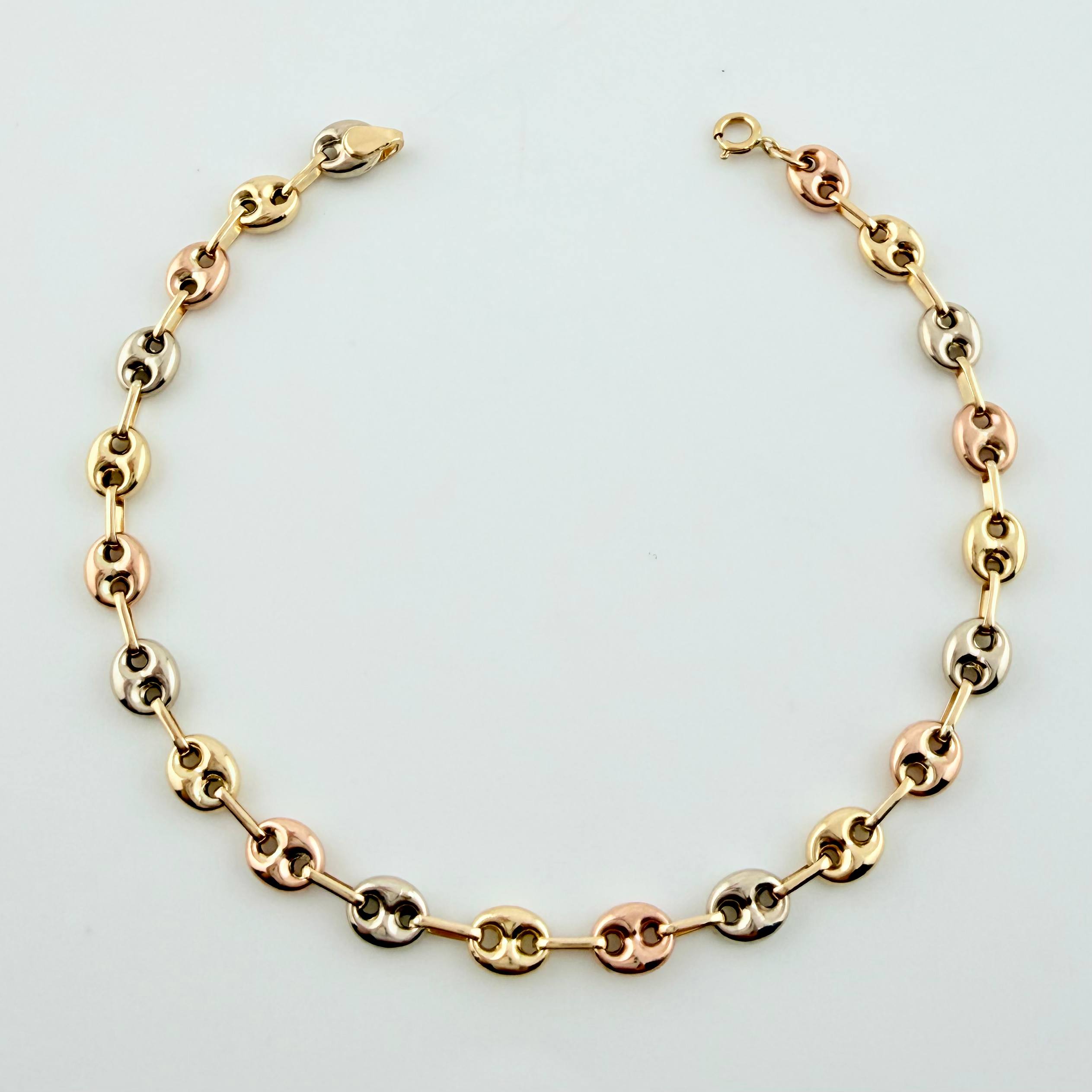 Pulso GC 3.55gr / 21cm / 4.7mm Tres Oros 18K ©