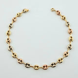 Pulso GC 3.55gr / 21cm / 4.7mm Tres Oros 18K ©