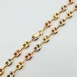 Pulso GC 2.45gr / 20cm / 4mm Tres Oro 18K *