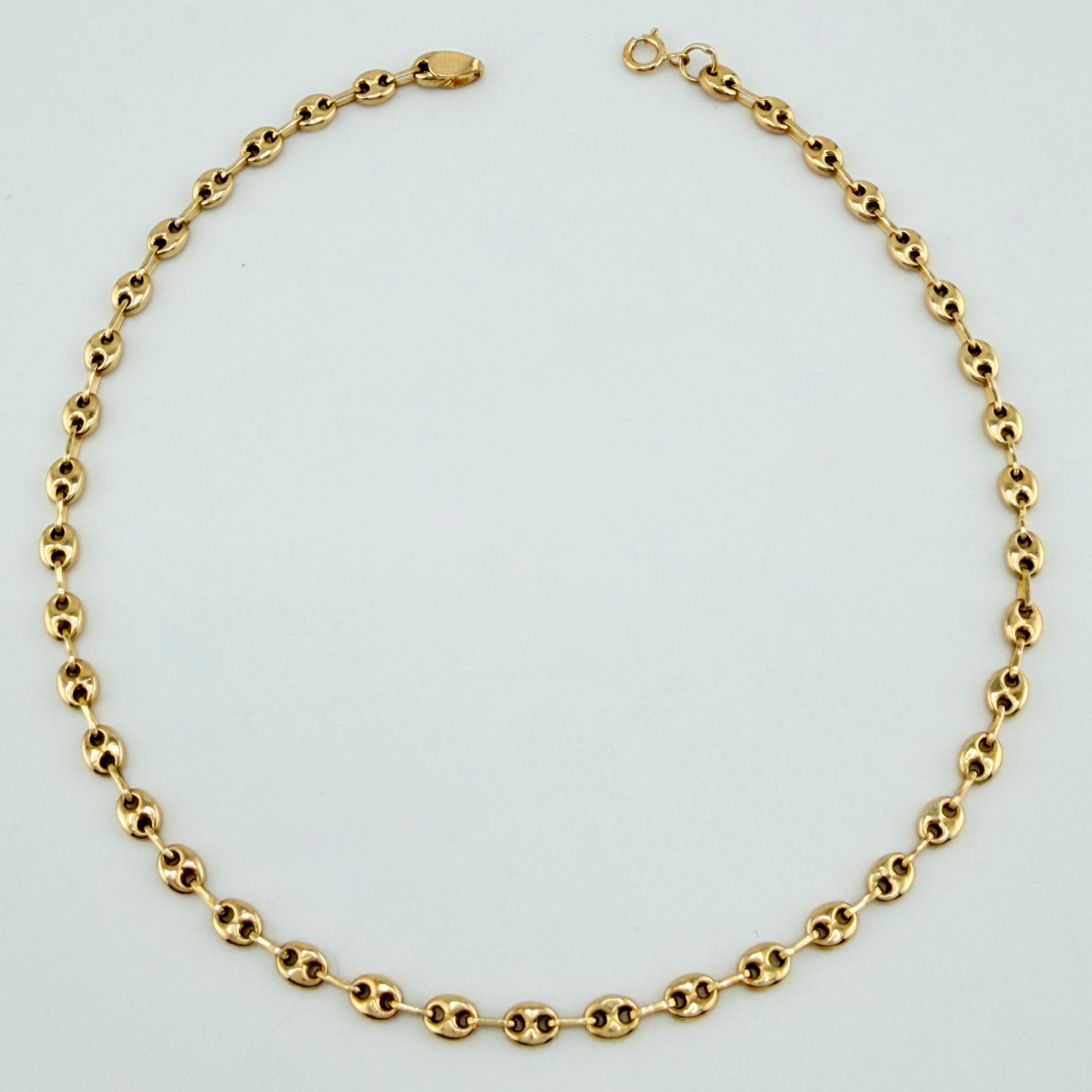 Tobillera GC 2.6gr / 24cm / 3.1mm Oro Amarillo 18K ©