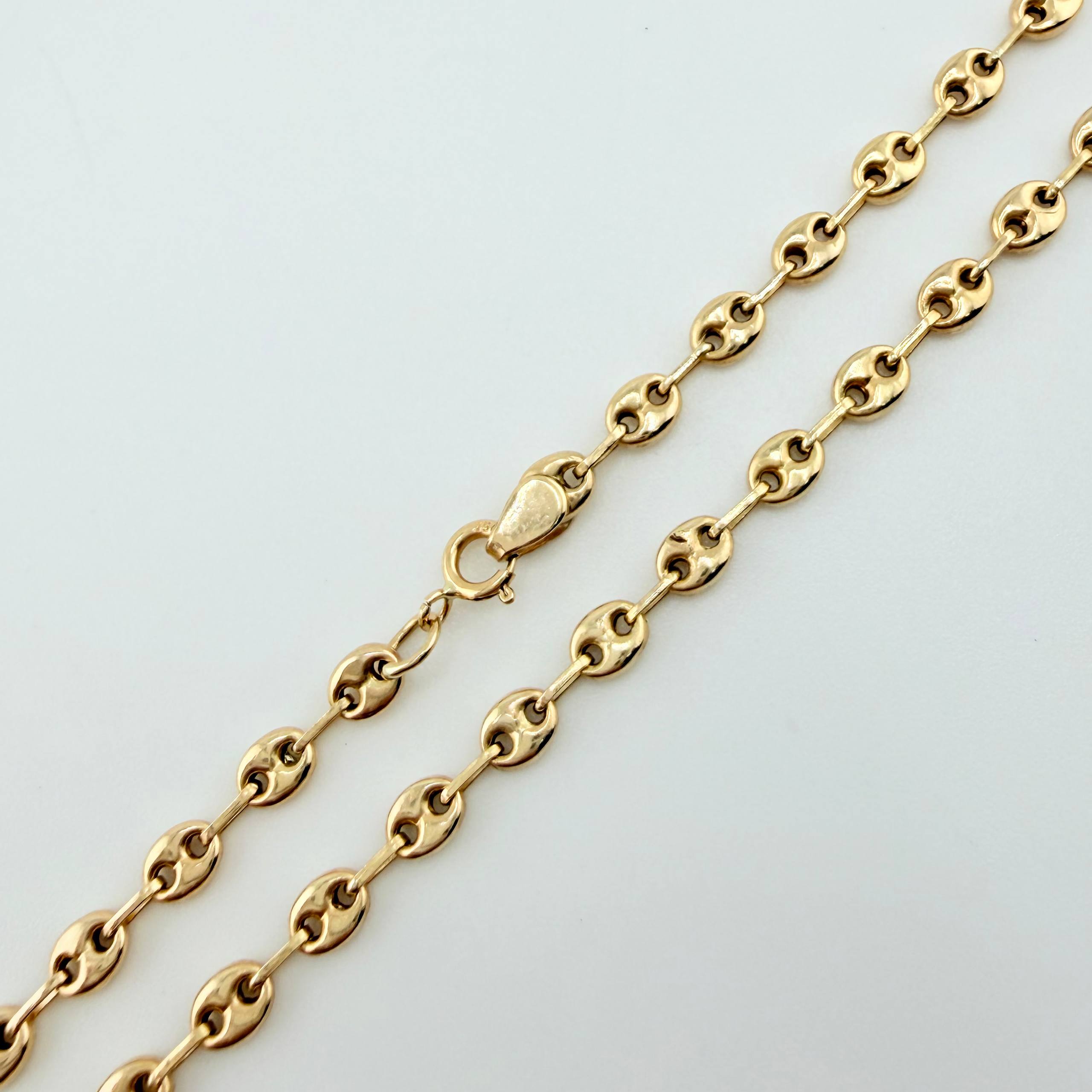 Tobillera GC 2.6gr / 24cm / 3.1mm Oro Amarillo 18K ©