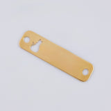 Herraje Placa Gato 0.8 g / 2.7 cm Oro Amarillo 18K