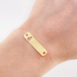Herraje Placa Gato 0.8 g / 2.8 cm Oro Amarillo 18K
