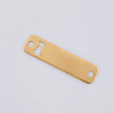 Herraje Placa Perro 0.8 g / 2.8 cm Oro Amarillo 18K