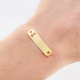 Herraje Placa Perro 0.8 g / 2.8 cm Oro Amarillo 18K