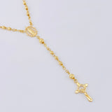 Rosario Virgen Guadalupe Diamantado 7.25 g / 50 cm / 3 mm - 4 mm Oro Amarillo 18K