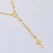 Rosario Virgen Guadalupe Diamantado 7.25 g / 50 cm / 3 mm - 4 mm Oro Amarillo 18K