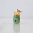 Dije Morralla Esmeralda 0.8g / 2cm Oro Amarillo 18K