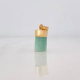 Dije Morralla Esmeralda 0.8g / 1.7cm Oro Amarillo 18K