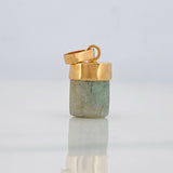 Dije Morralla Esmeralda 0.8g / 1.7cm Oro Amarillo 18K