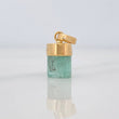 Dije Morralla Esmeralda 0.8g / 1.5cm Oro Amarillo 18K