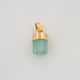 Dije Morralla Esmeralda 0.8g / 1.5cm Oro Amarillo 18K
