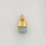 Dije Morralla Esmeralda 0.4g / 1.3cm Oro Amarillo 18K