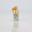 Dije Morralla Esmeralda 0.4g / 1.5cm Oro Amarillo 18K
