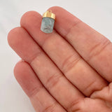 Dije Morralla Esmeralda 0.8g / 1.8cm Oro Amarillo 18K