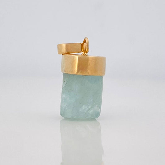 Dije Morralla Esmeralda 0.8g / 1.8cm Oro Amarillo 18K