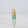 Dije Morralla Esmeralda 0.4g / 1.5cm Oro Amarillo 18K