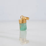 Dije Morralla Esmeralda 0.4g / 1.5cm Oro Amarillo 18K